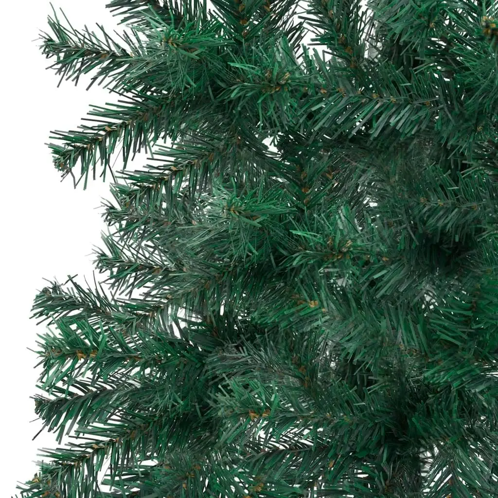 Corner Artificial Pre-lit Christmas Tree Green 240 cm PVC 3077936