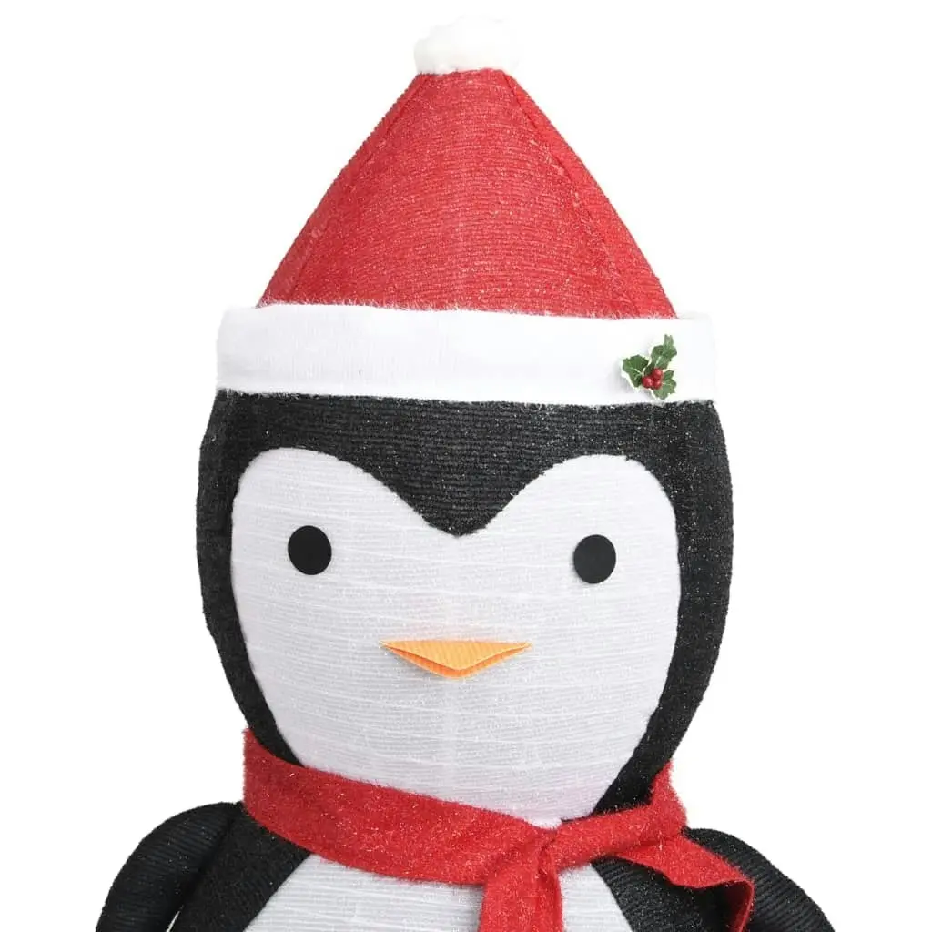 Decorative Christmas Snow Penguin Figure LED Luxury Fabric 180cm 329764