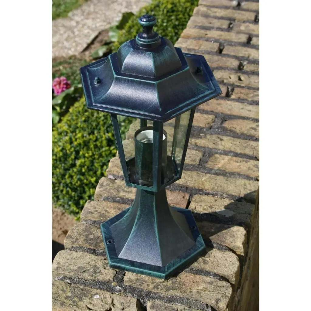 Garden Lights 2 pcs Dark Green/Black Aluminium 3057507