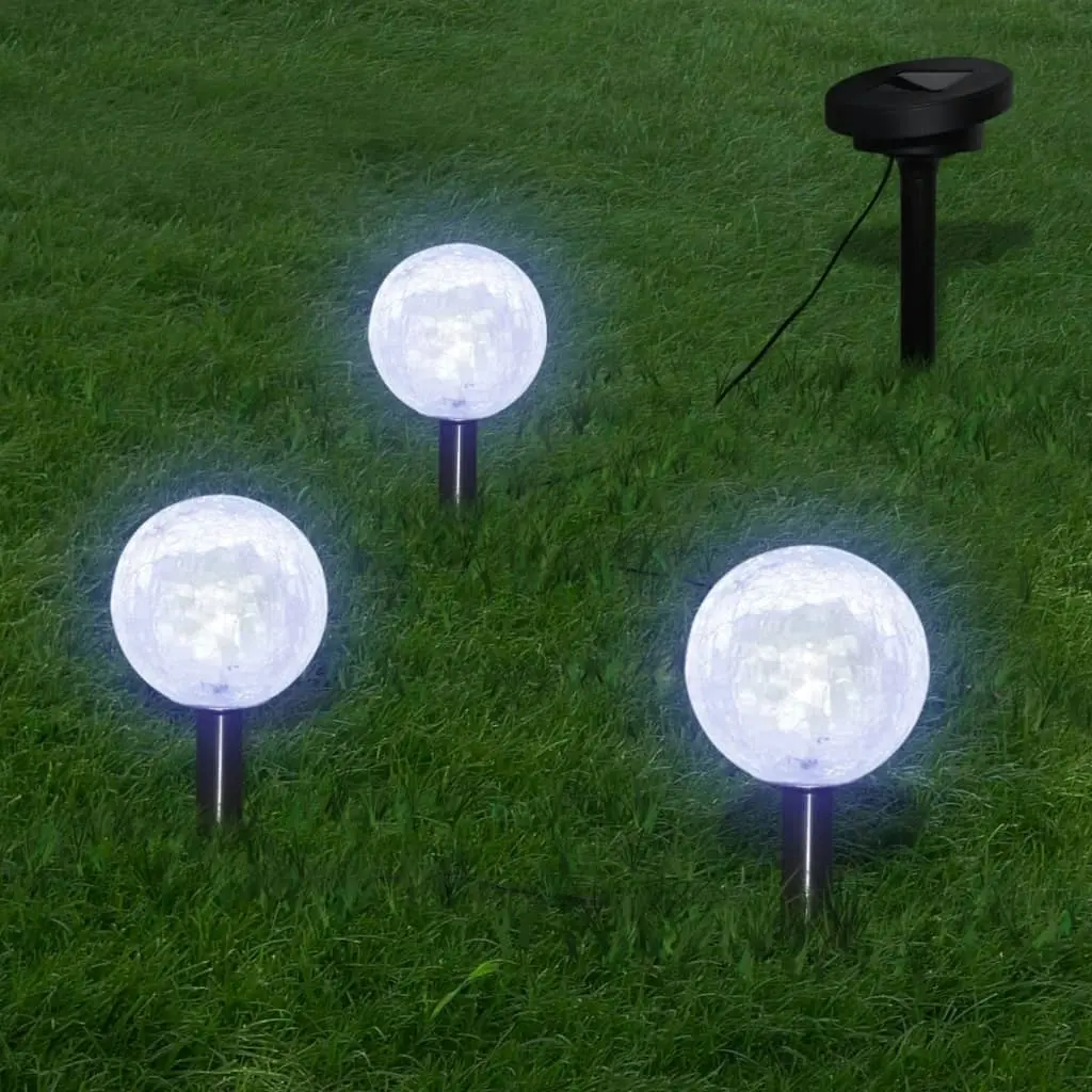 Garden Lights 6 pcs LED with Spike Anchors & Solar Panels 277121