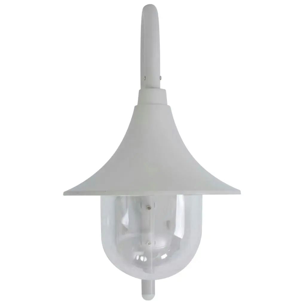 Garden Wall Lamp E27 42 cm Aluminium White 44212