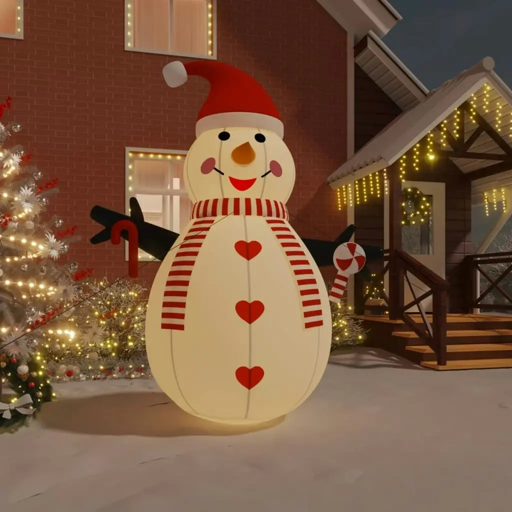 Inflatable Snowman with LEDs 360 cm 345380