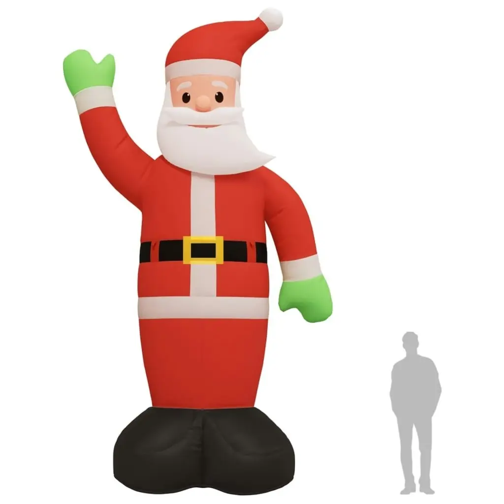 Inflatable Santa Claus with LEDs 620 cm 345271