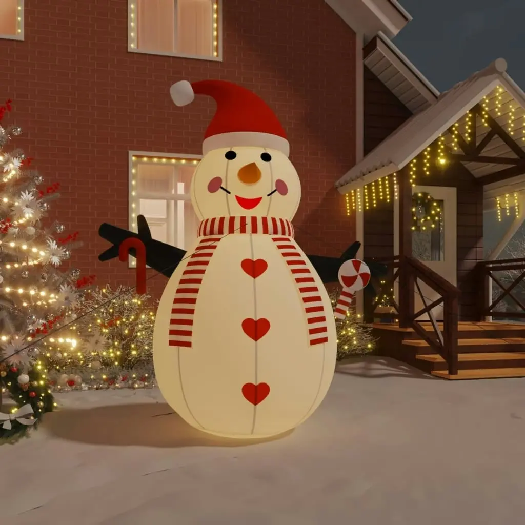 Inflatable Snowman with LEDs 300 cm 345377