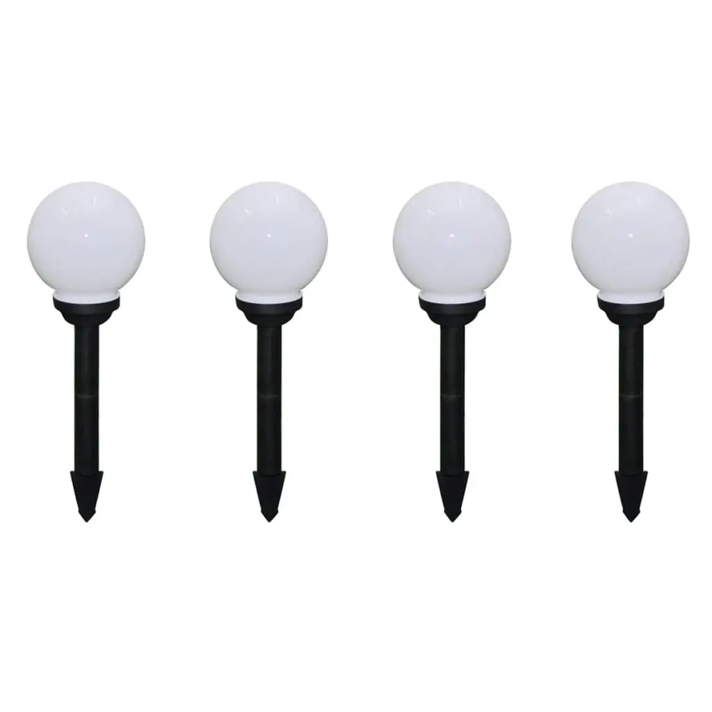 Outdoor Pathway Lamps 8 pcs LED 15 cm with Ground Spike 277114