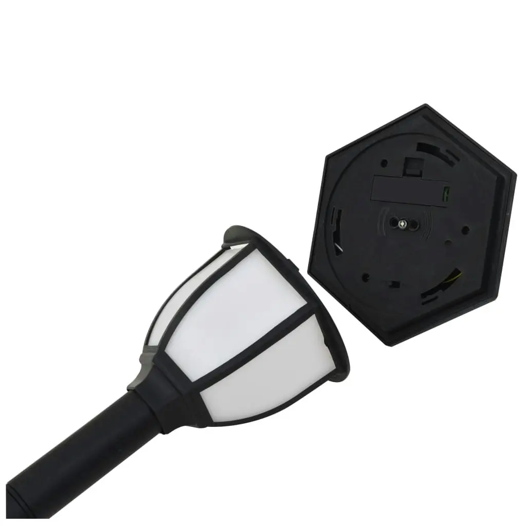 Outdoor Solar Lamps 6 pcs LED Black 277138