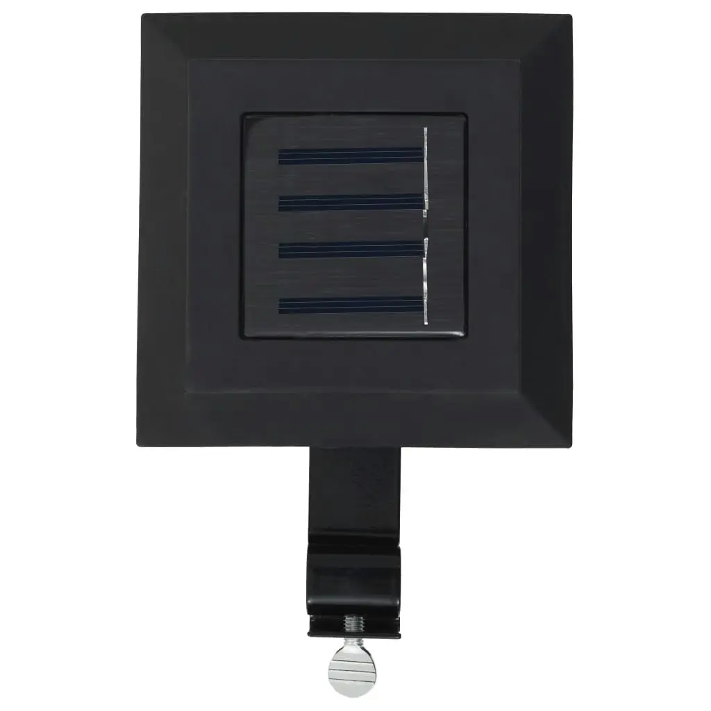 Outdoor Solar Lamps 6 pcs LED Square 12 cm Black 44468