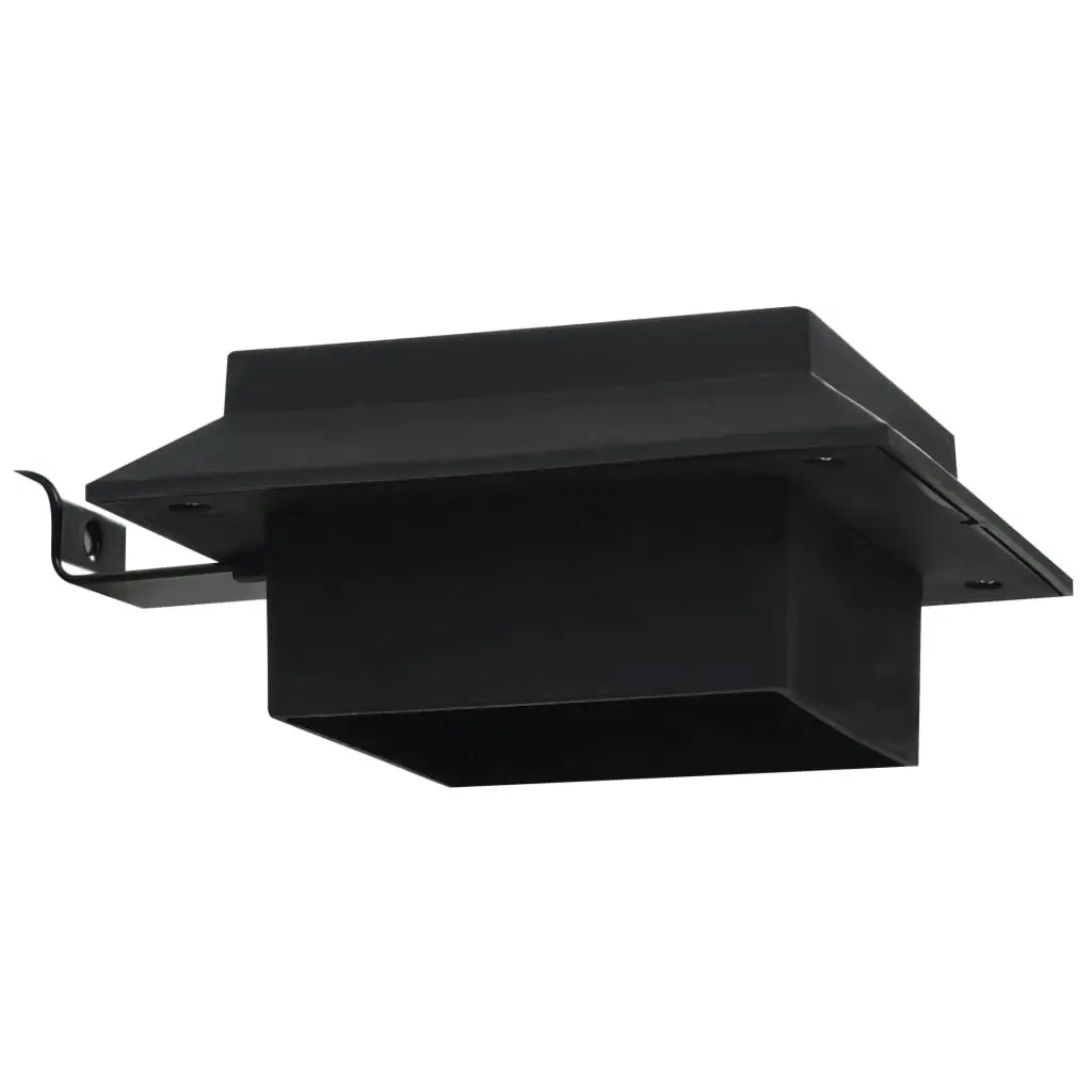 Outdoor Solar Lamps 6 pcs LED Square 12 cm Black 44468