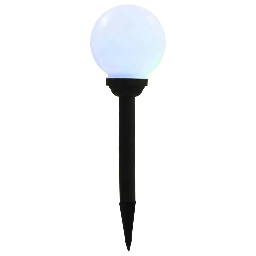 Outdoor Solar Lamps 8 pcs LED Spherical 15 cm RGB 277125