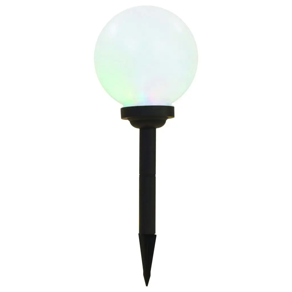 Outdoor Solar Lamps 3 pcs LED Spherical 20 cm RGB 44458