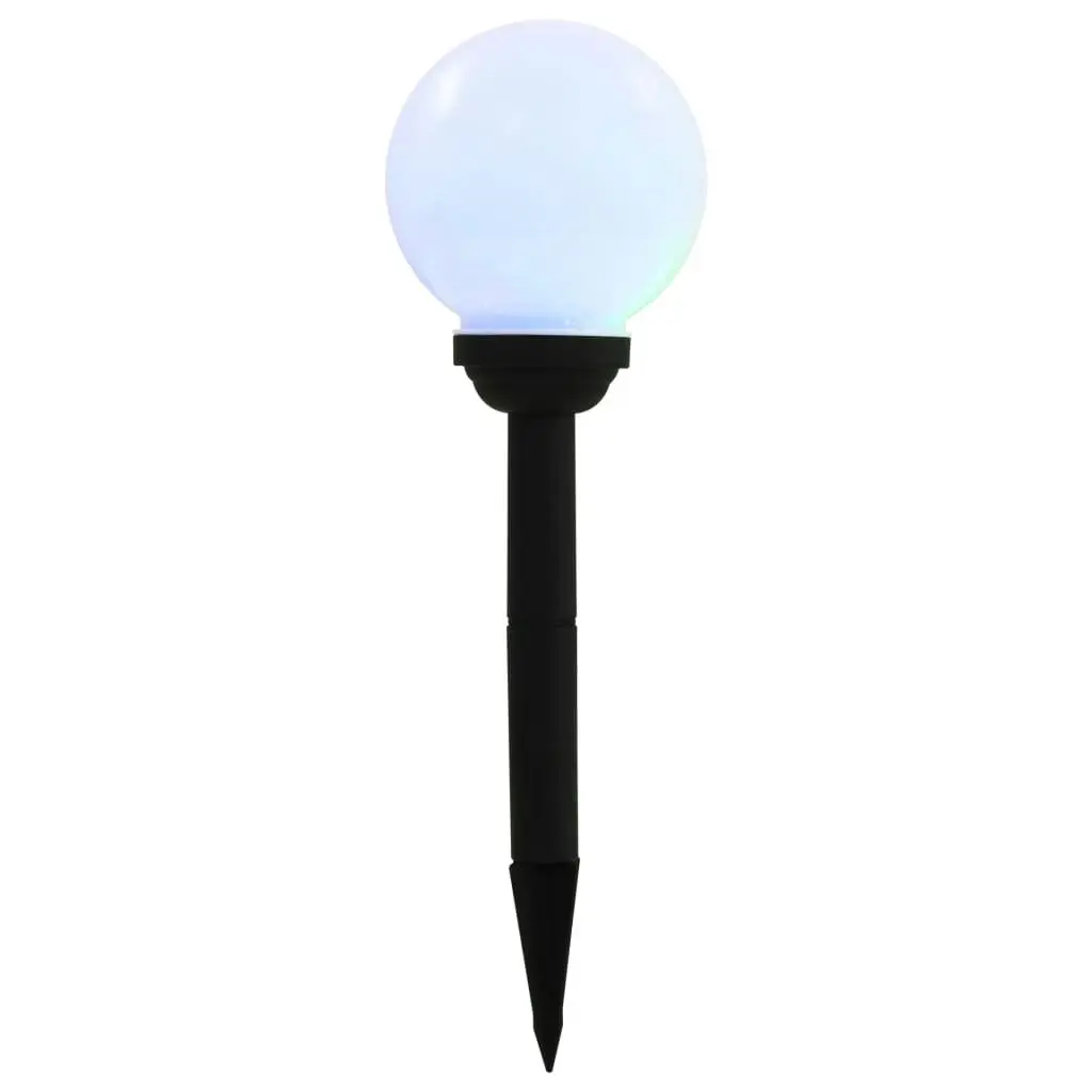 Outdoor Solar Lamps 4 pcs LED Spherical 15 cm RGB 44457