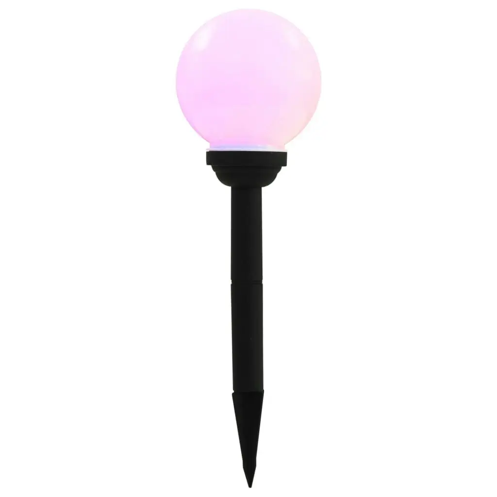 Outdoor Solar Lamps 4 pcs LED Spherical 15 cm RGB 44457