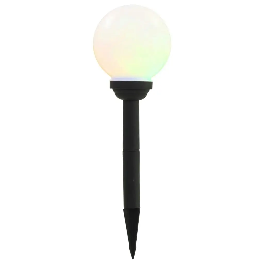 Outdoor Solar Lamps 4 pcs LED Spherical 15 cm RGB 44457