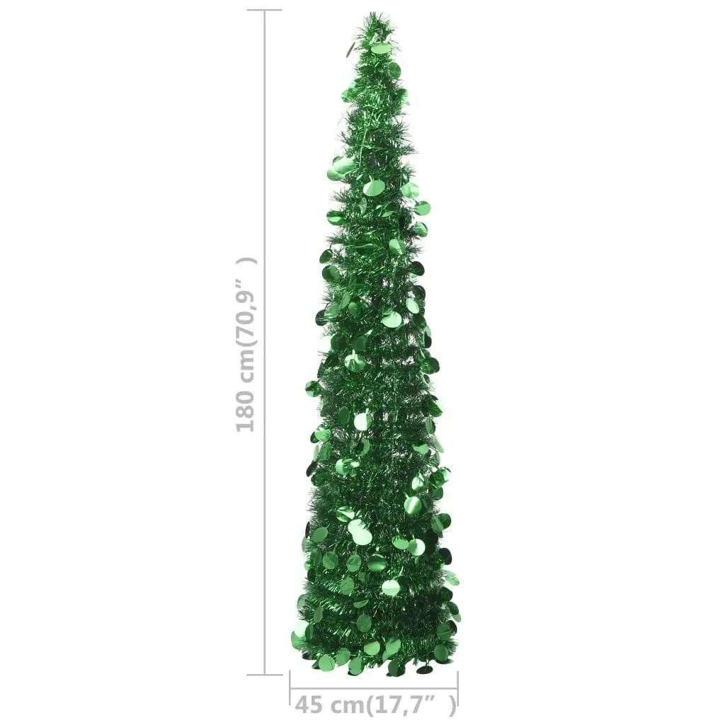 Pop-up Artificial Christmas Tree Green 180 cm PET 320990