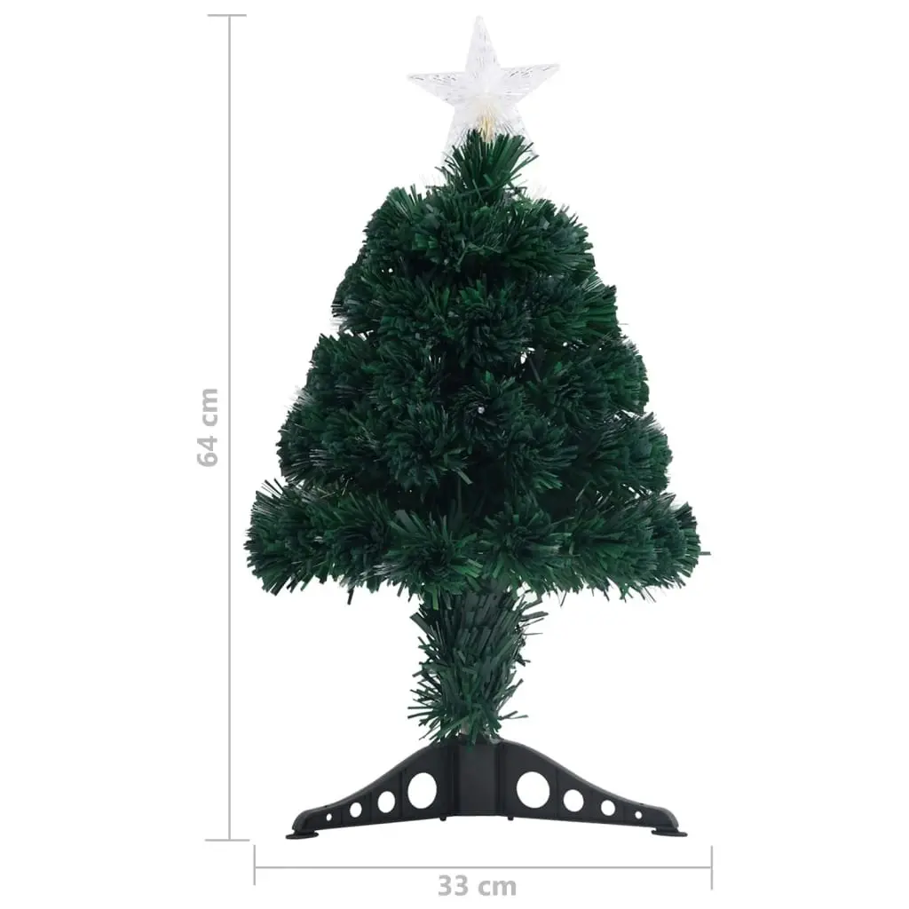 Pre-lit Christmas Tree with Stand 64 cm Fibre Optic 329071