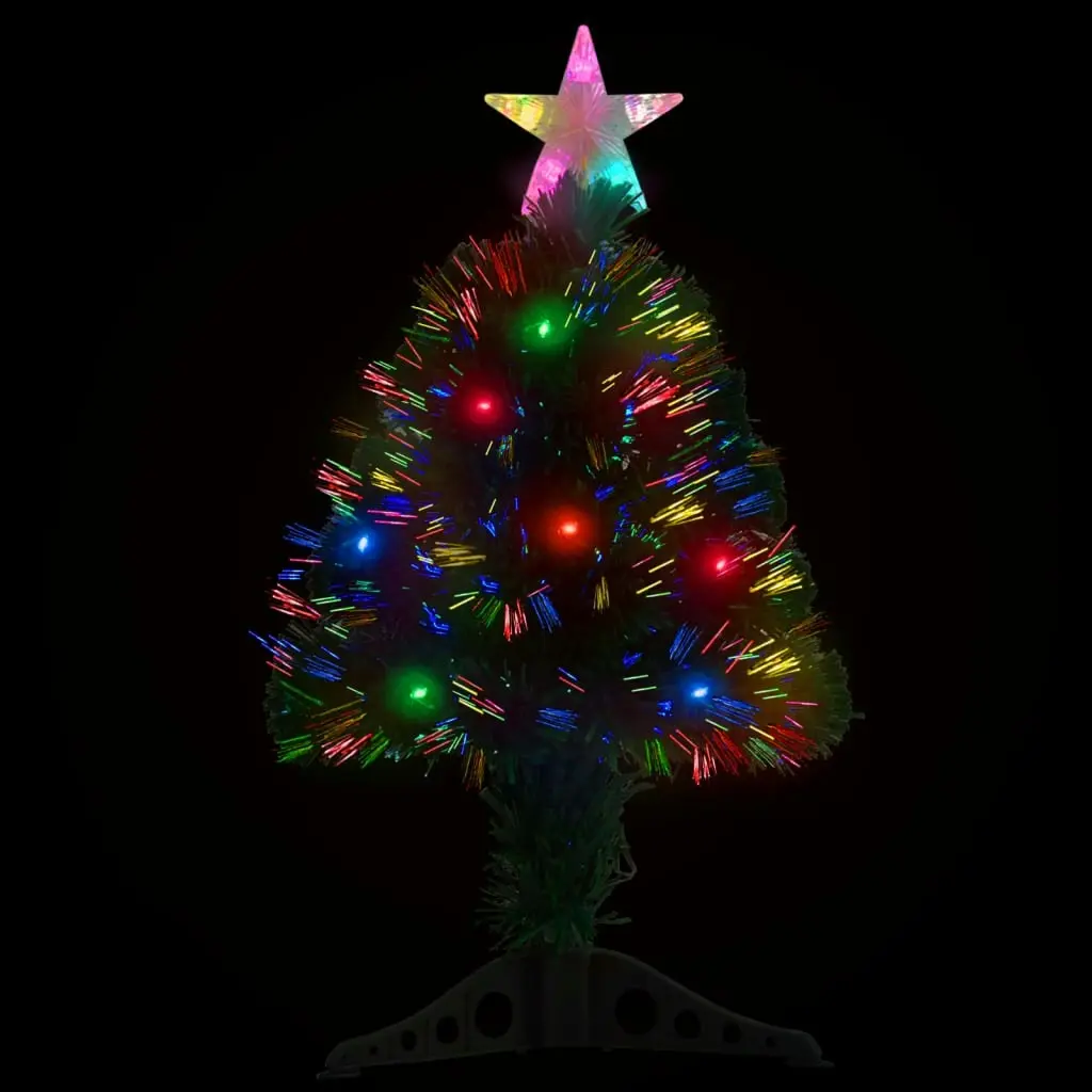 Pre-lit Christmas Tree with Stand 64 cm Fibre Optic 329071