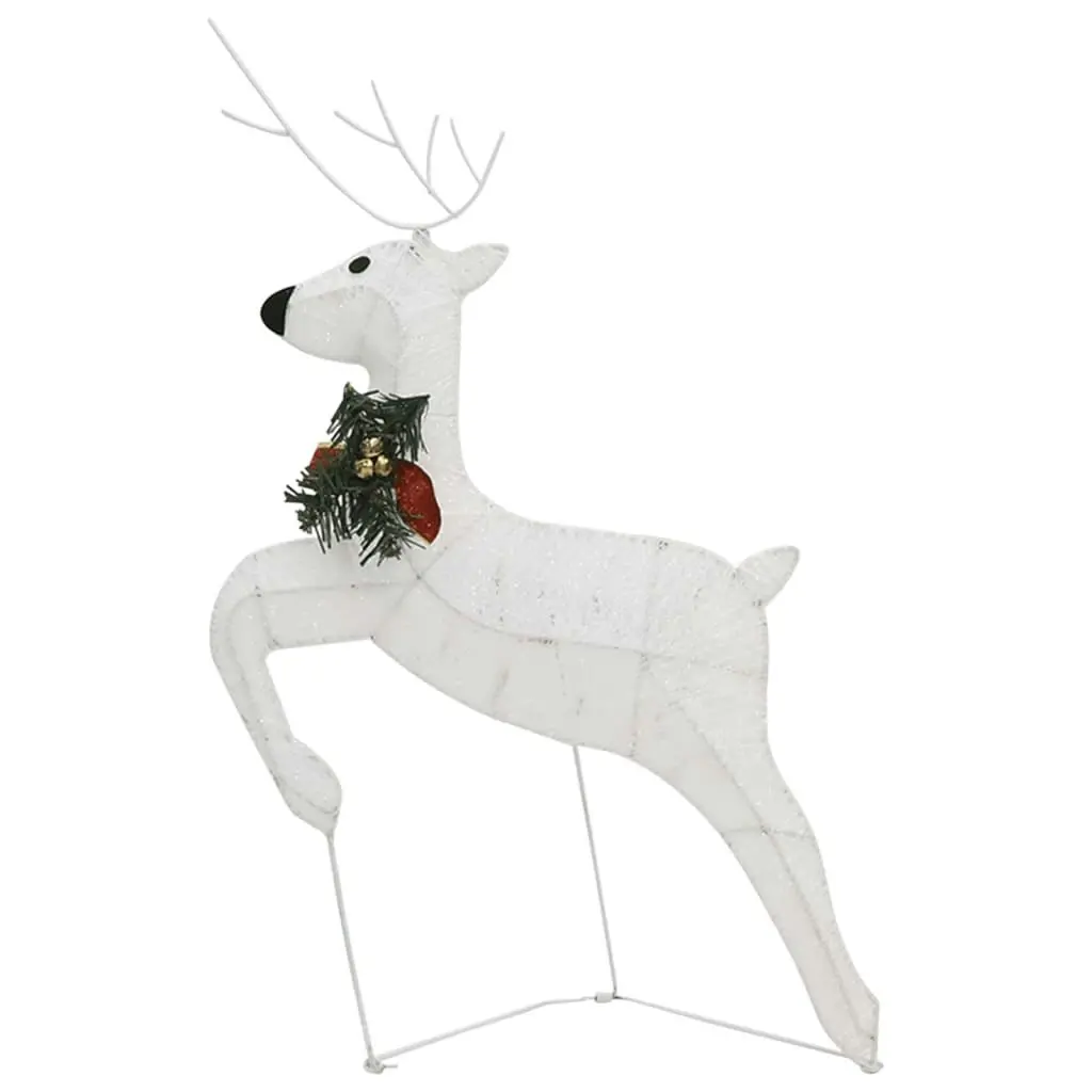 Reindeer & Sleigh Christmas Decoration 100 LEDs Outdoor White 3100429