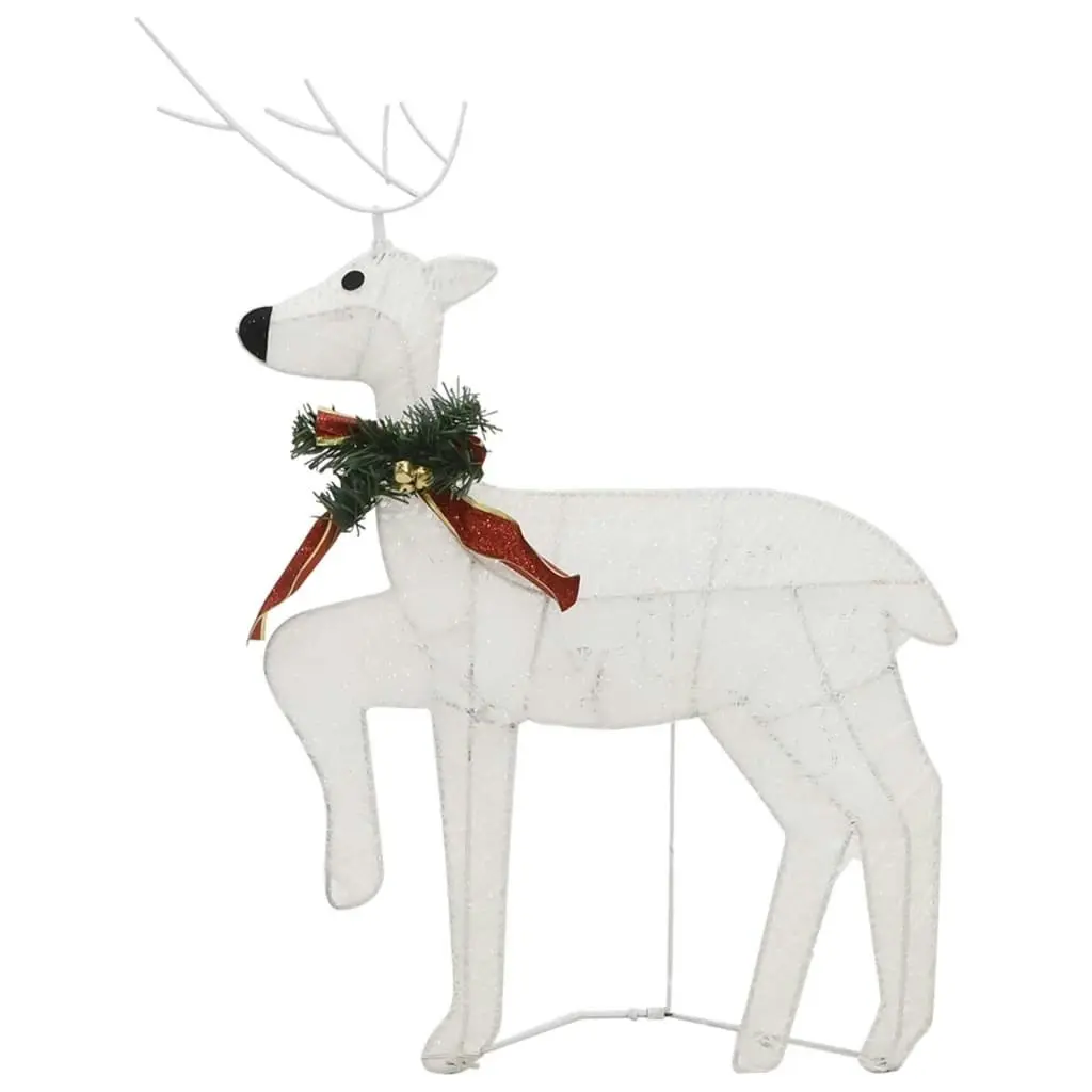 Reindeer & Sleigh Christmas Decoration 100 LEDs Outdoor White 3100429