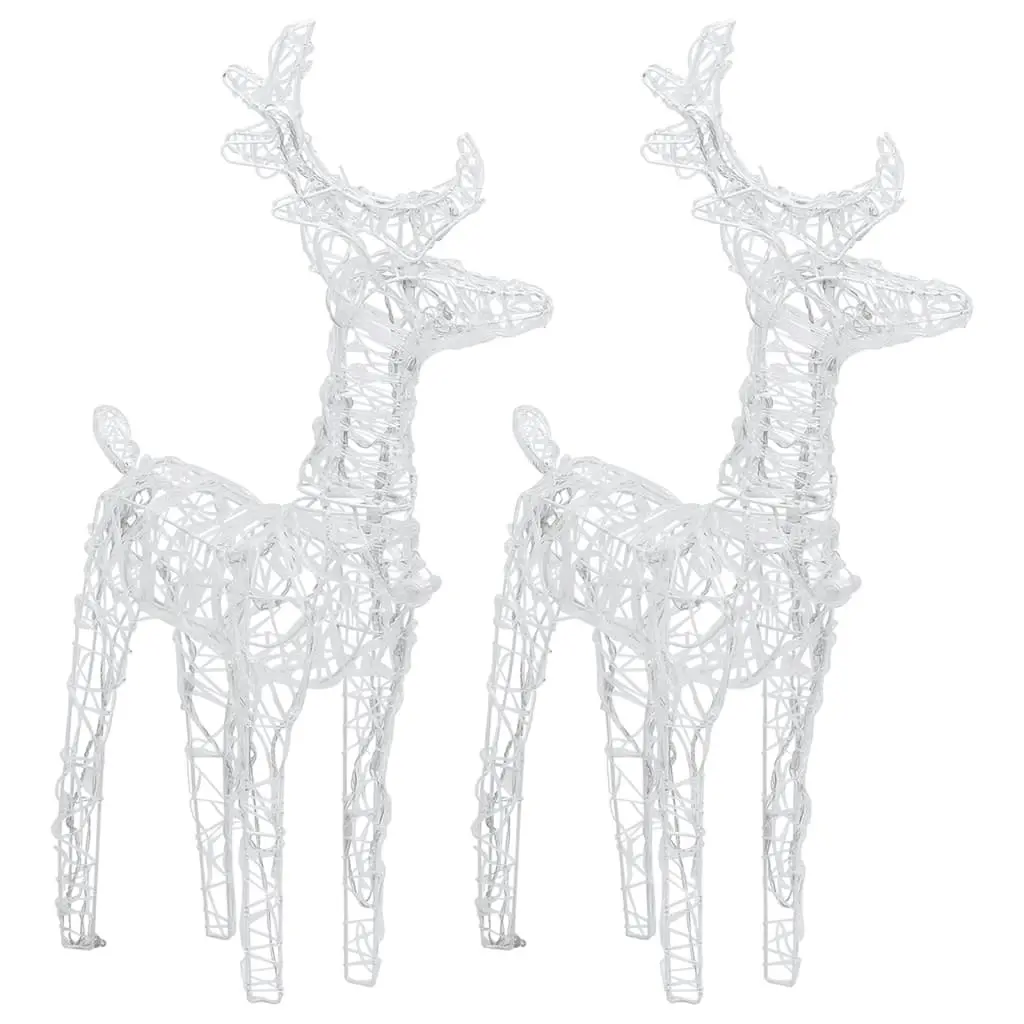 Reindeers & Sleigh Christmas Decoration 320 LEDs Acrylic 3100424