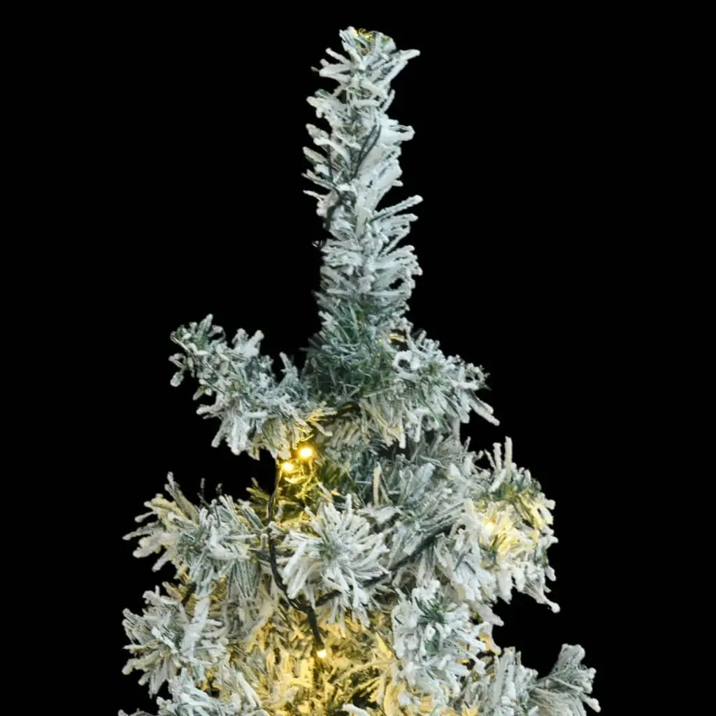 Slim Christmas Tree 300 LEDs & Flocked Snow 300 cm 3210206