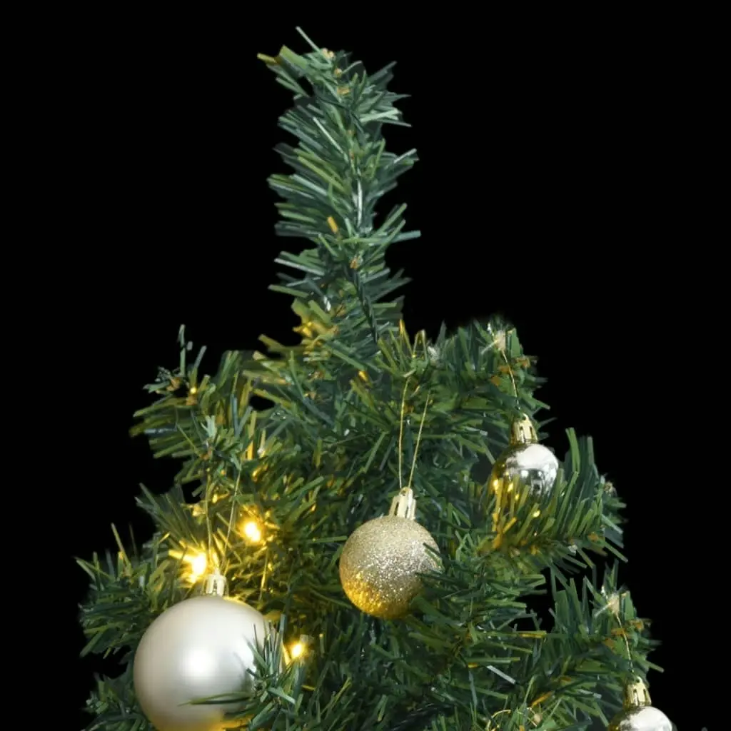 Slim Christmas Tree 300 LEDs & Ball Set 300 cm 3210230