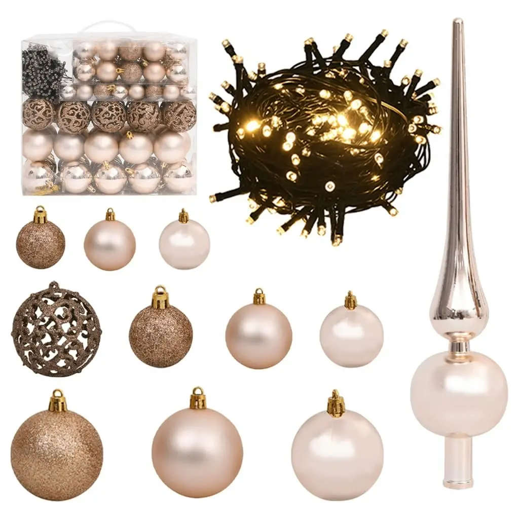 Slim Christmas Tree 300 LEDs & Ball Set 300 cm 3210230