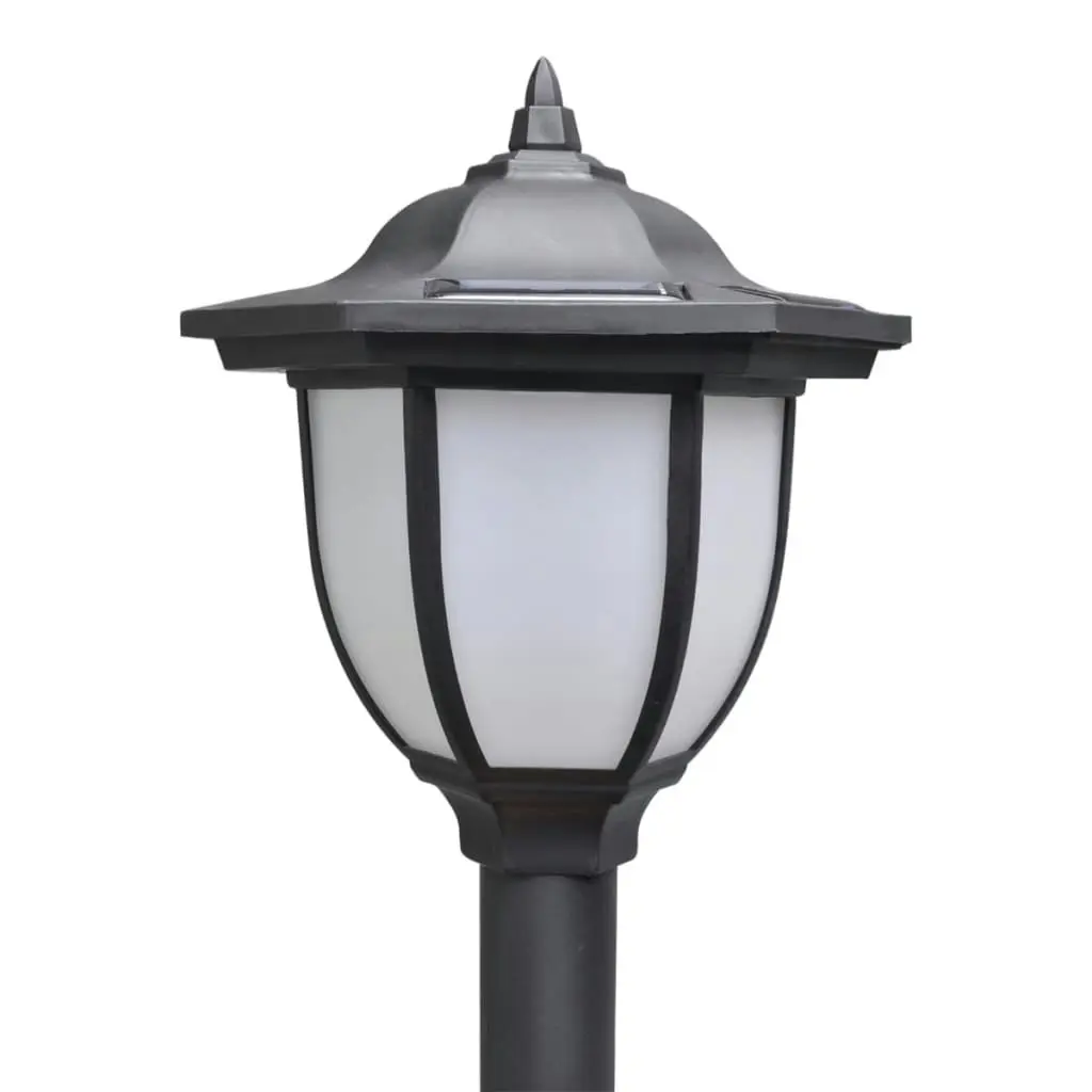 Solar Lights 4 pcs with Chain Fence and Poles 277119