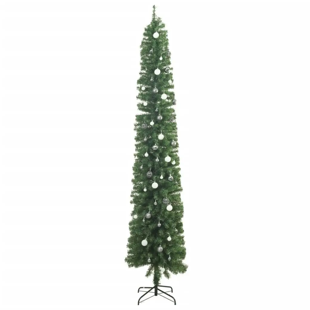 Slim Christmas Tree 300 LEDs & Ball Set 270 cm 3210242