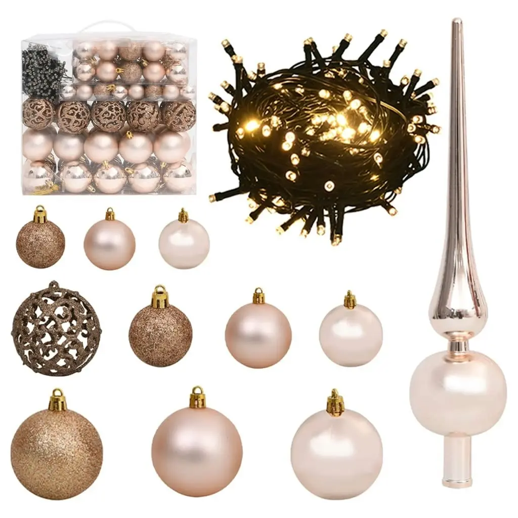 Slim Christmas Tree 300 LEDs & Ball Set 270 cm 3210229