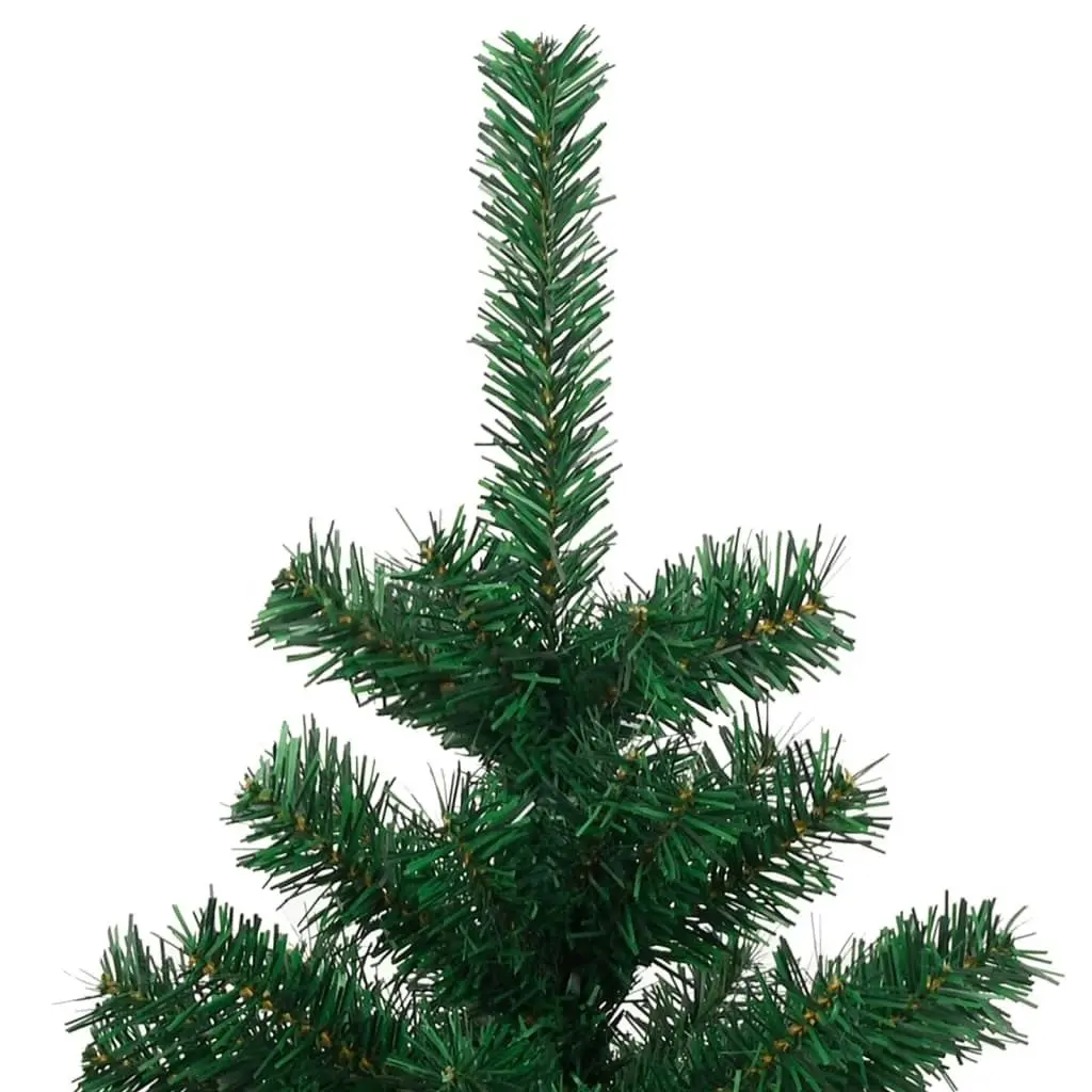 Swirl Pre-lit Christmas Tree with Stand Green 180 cm PVC 344651