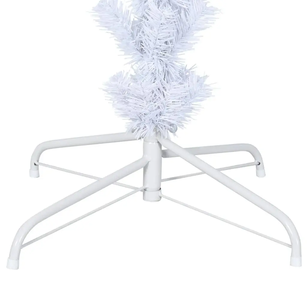 Upside-down Artificial Christmas Tree with Stand White 210 cm 344668