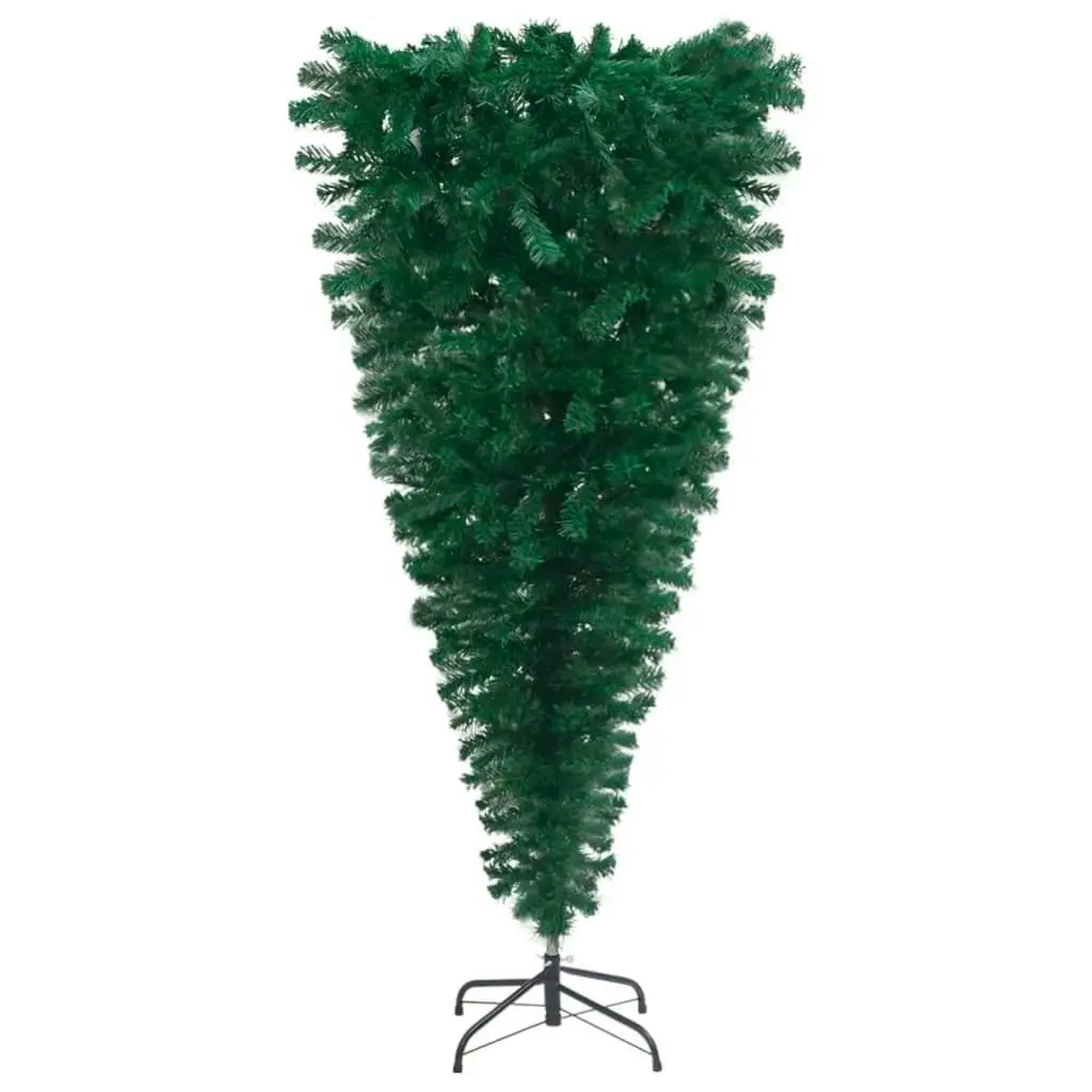 Upside-down Artificial Pre-lit Christmas Tree with Ball Set 240 cm 3078059