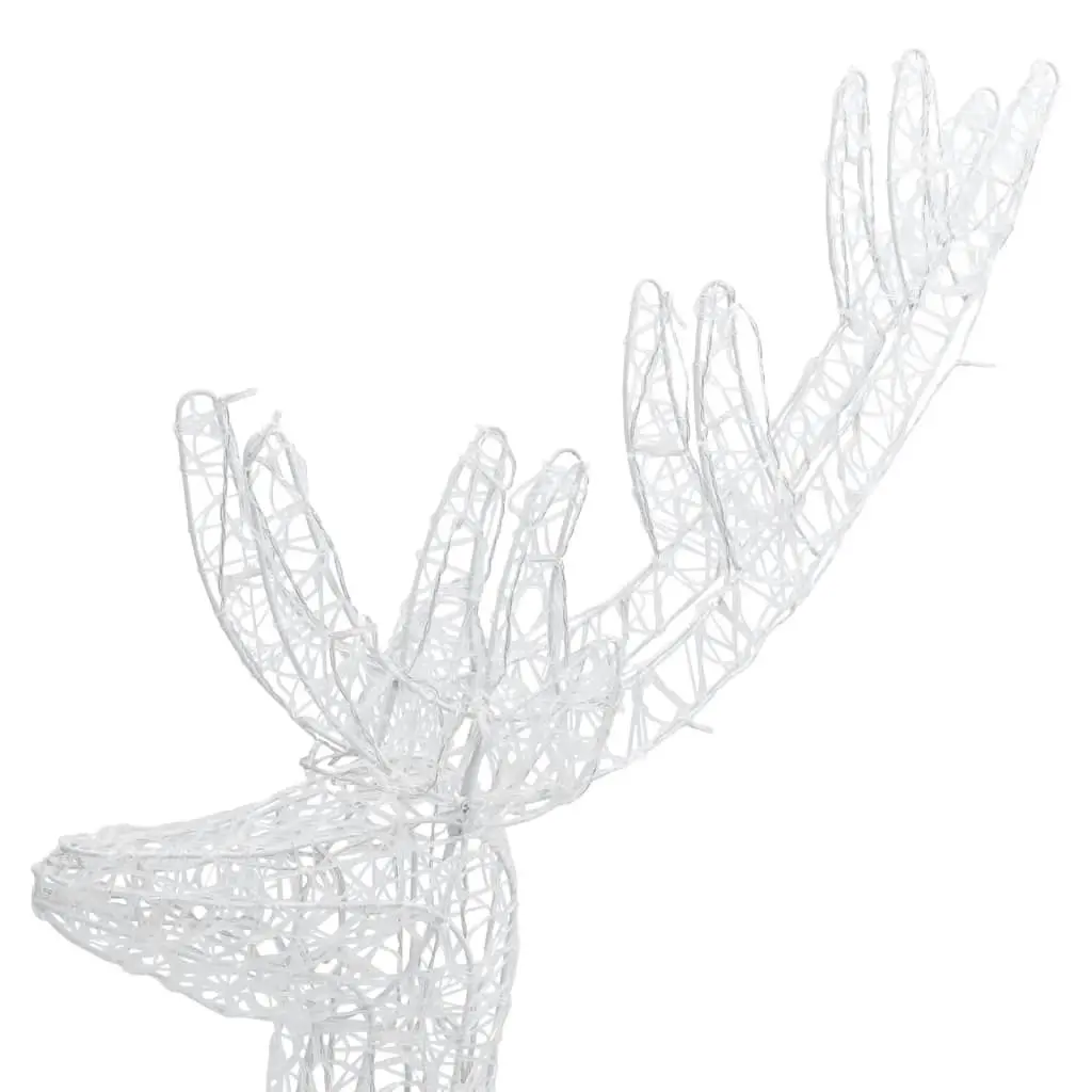 XXL Acrylic Christmas Reindeer 250 LED 180 cm Cold white 329786