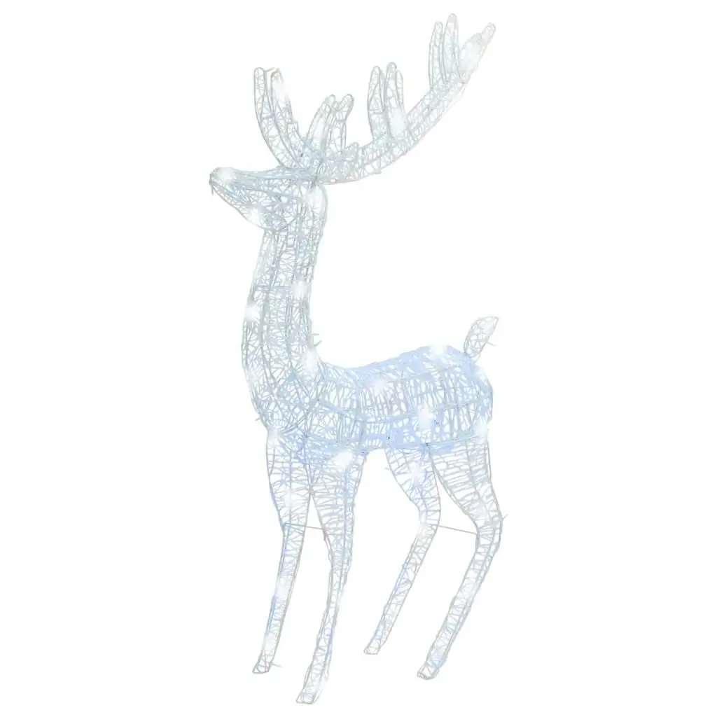 XXL Acrylic Christmas Reindeers 250 LED 2 pcs 180 cm Cold white 3154357