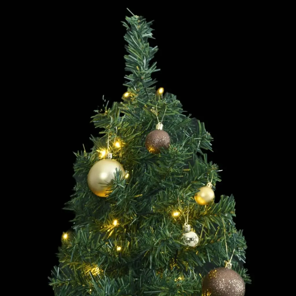 Slim Christmas Tree 300 LEDs & Ball Set 270 cm 3210216