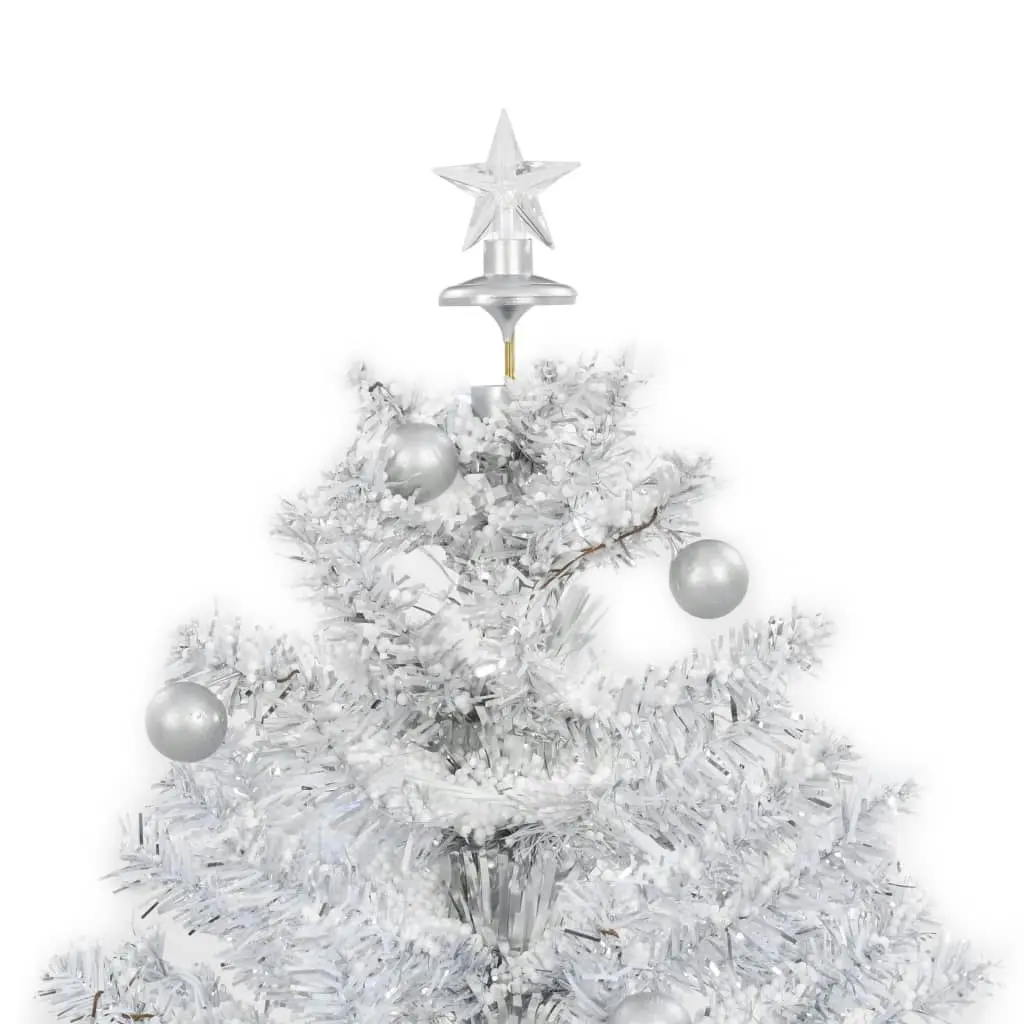 Snowing Christmas Tree with Umbrella Base White 75 cm 284332