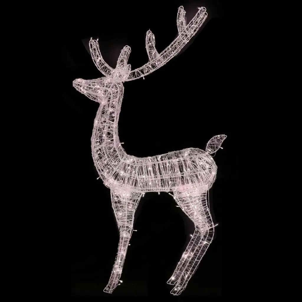 XXL Acrylic Christmas Reindeer 250 LED 180 cm Warm White 329785