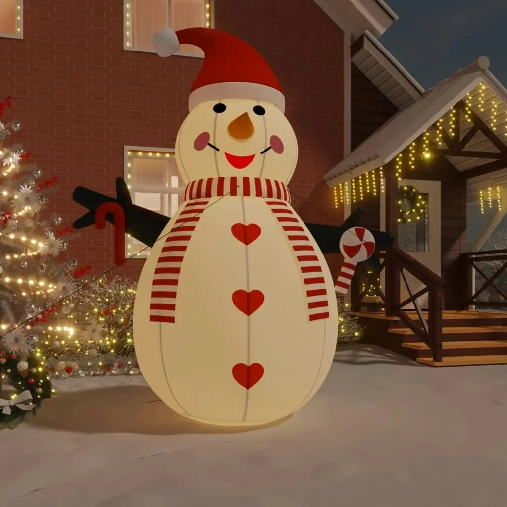 Inflatable Snowman with LEDs 460 cm 345383