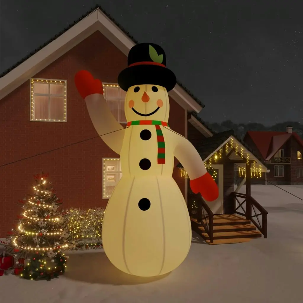 Inflatable Snowman with LEDs 620 cm 345280