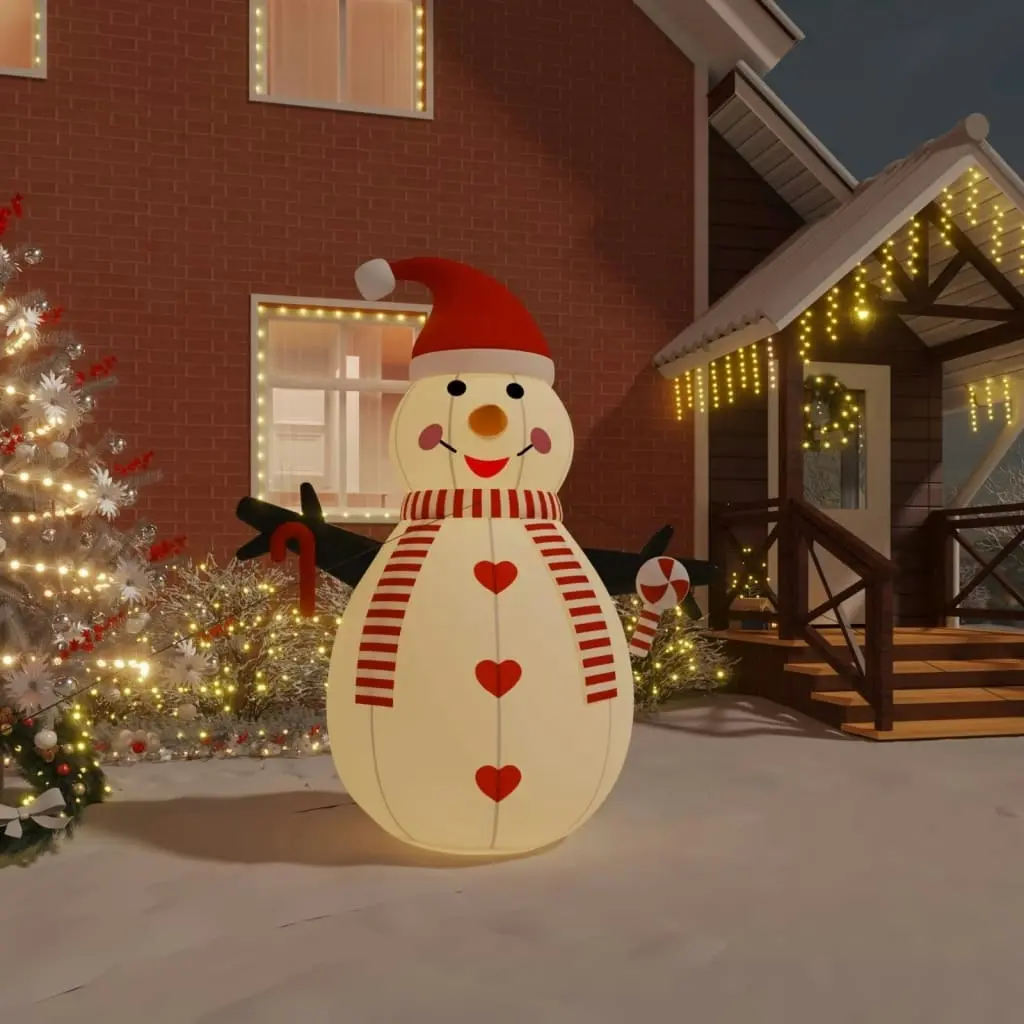 Inflatable Snowman with LEDs 250 cm 345374