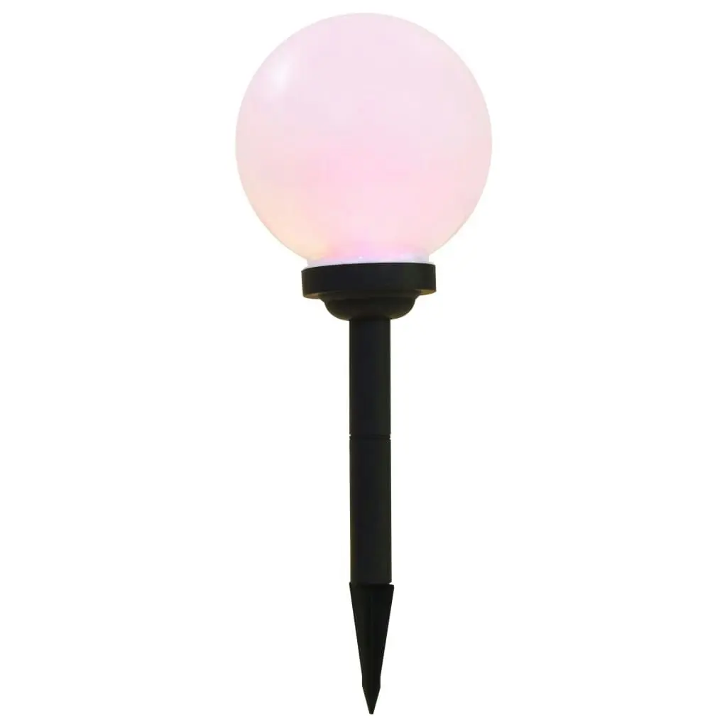 Outdoor Solar Lamps 6 pcs LED Spherical 20 cm RGB 277126