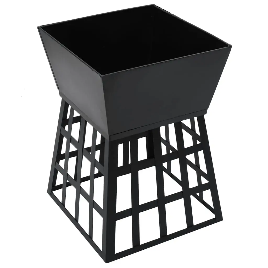 2-in-1 Fire Pit and BBQ 34x34x48 cm Steel 315089