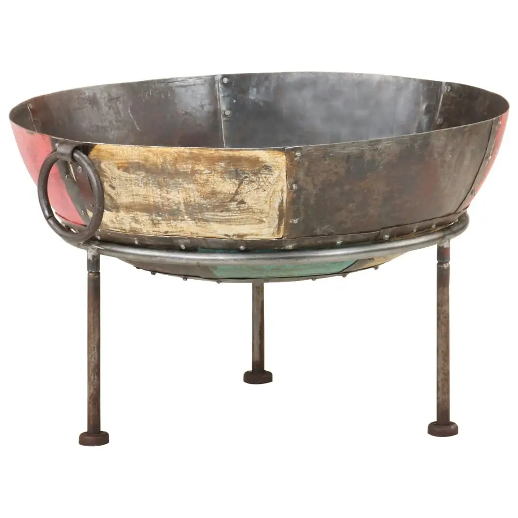 Colourful Rustic Fire Pit Ø 60 cm Iron 321947