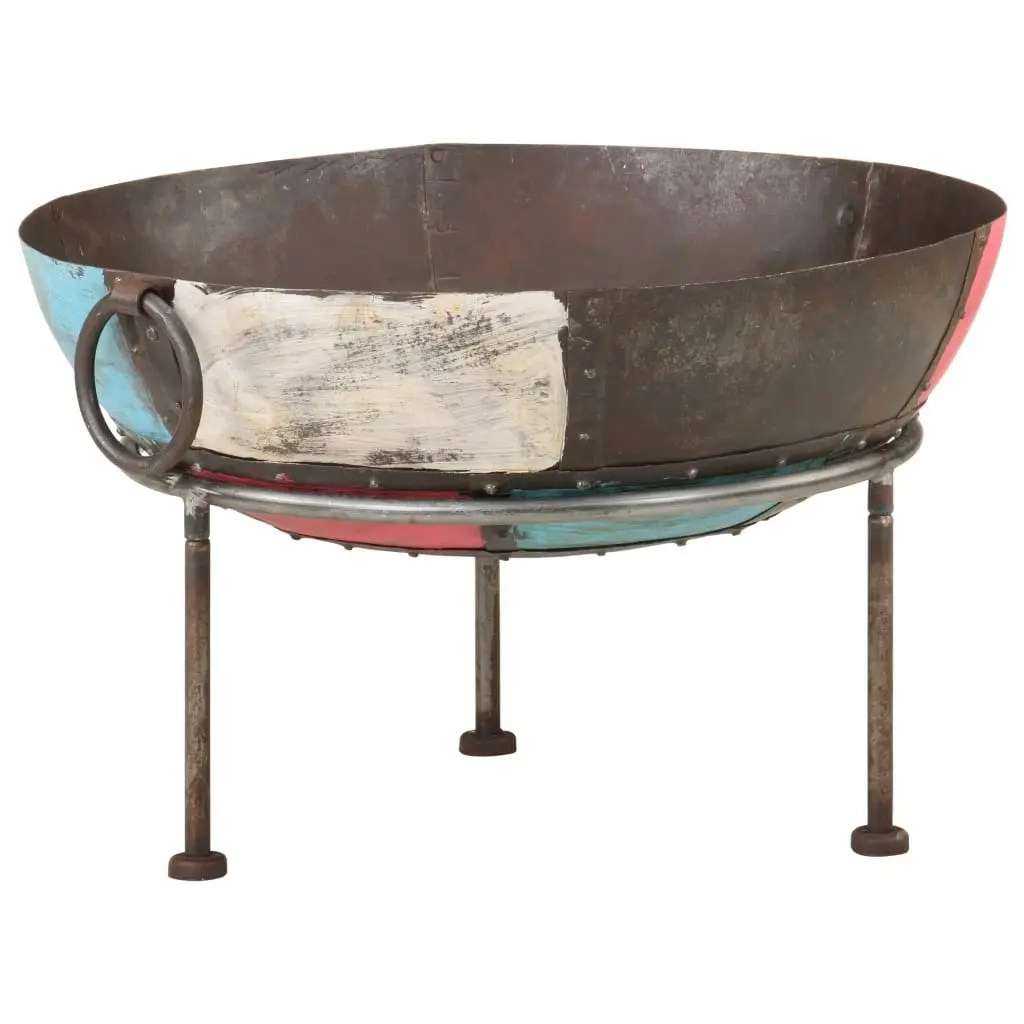 Colourful Rustic Fire Pit Ø 60 cm Iron 321947