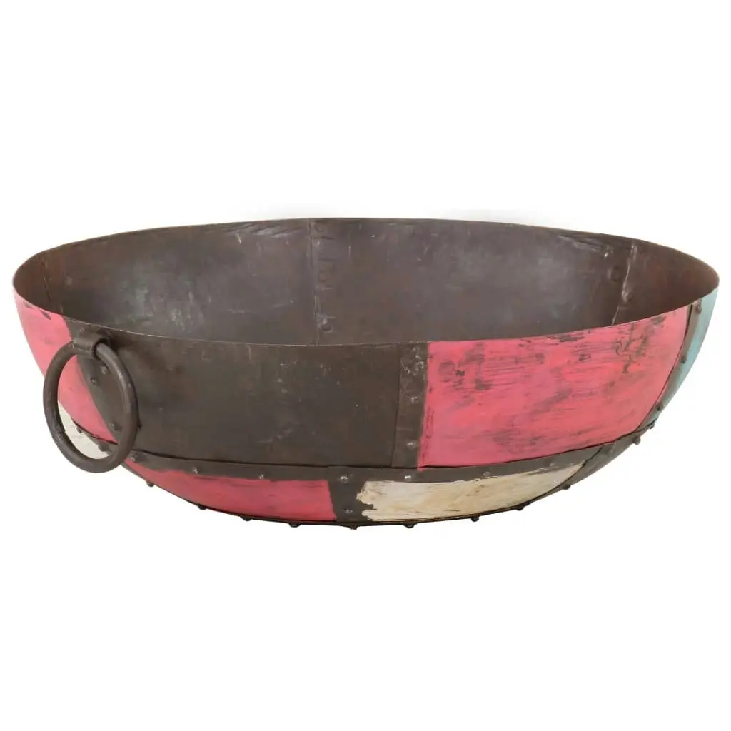 Colourful Rustic Fire Pit Ø 60 cm Iron 321947