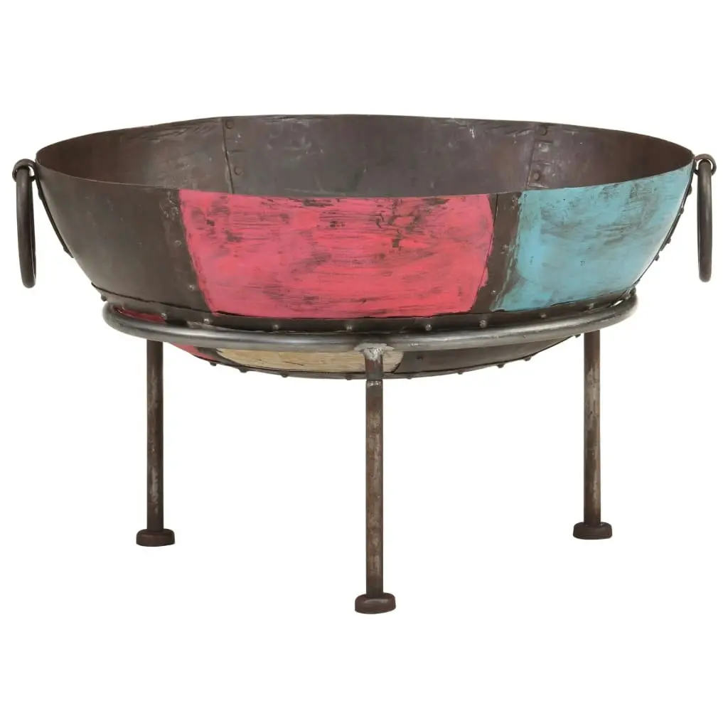 Colourful Rustic Fire Pit Ø 60 cm Iron 321947