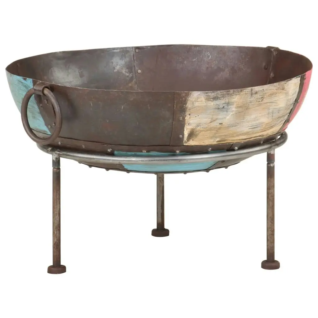 Colourful Rustic Fire Pit Ø 60 cm Iron 321947