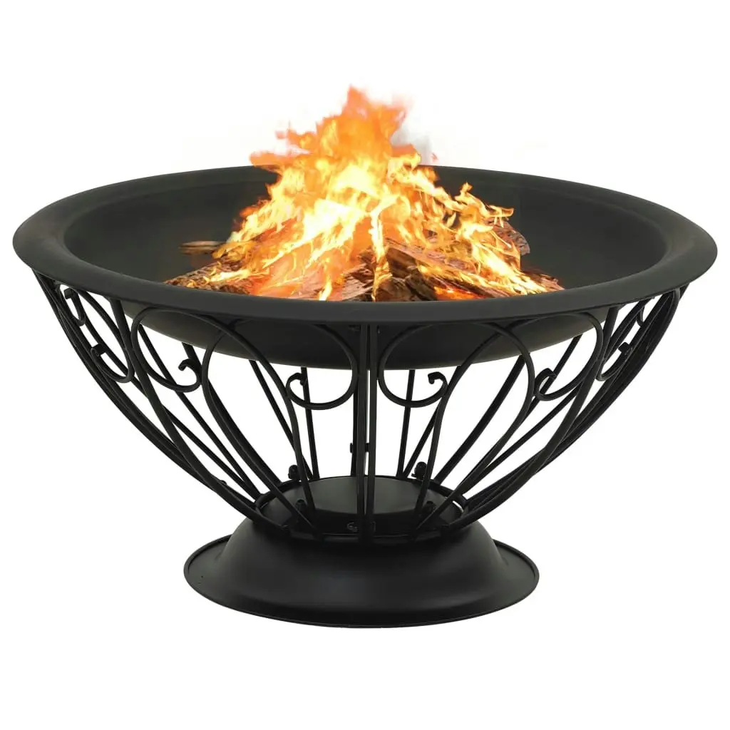 Fire Pit with Poker 75 cm XXL Steel 311895