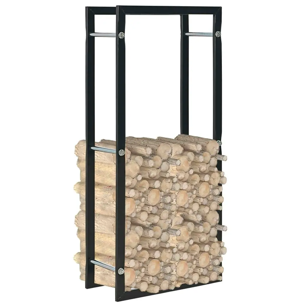 Firewood Rack Black 44x20x100 cm Steel 284700