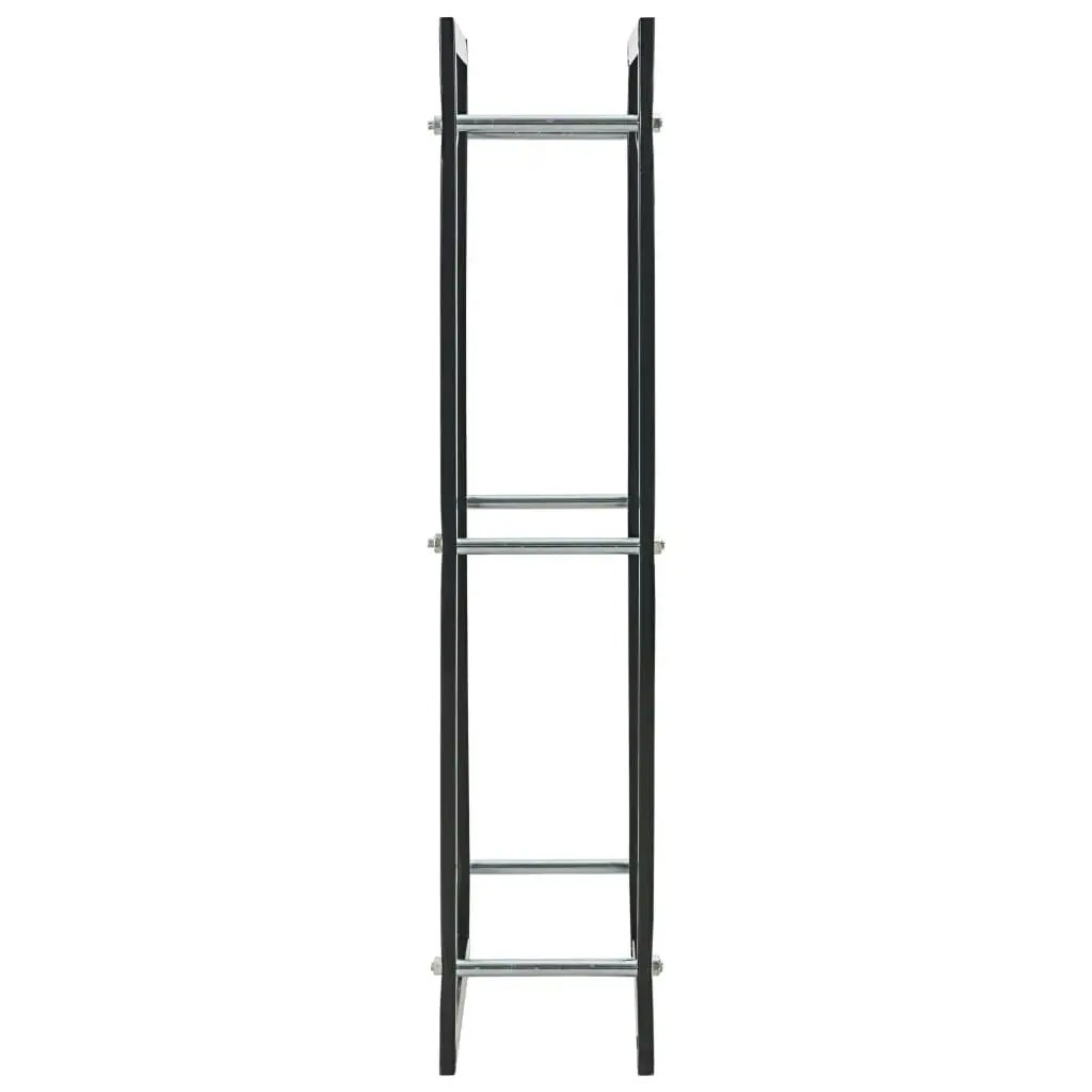 Firewood Rack Black 44x20x100 cm Steel 284700